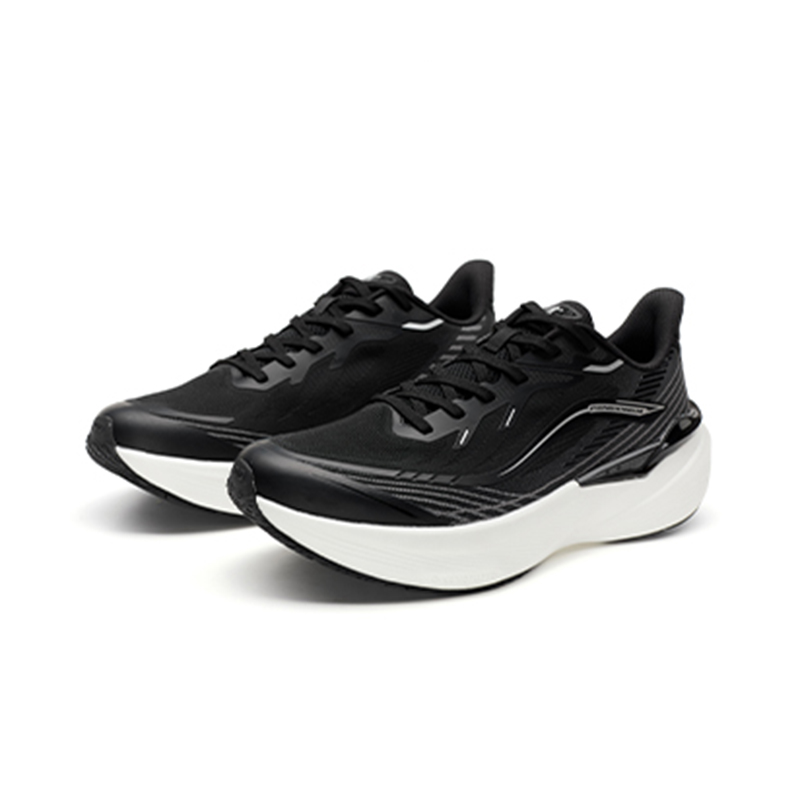 QIAODAN Cushioning Lightweight Low top Casual Running Shoes Men’s Black