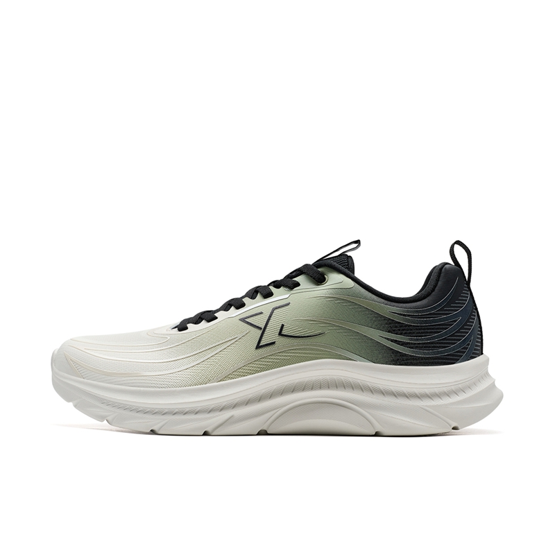 XTEP Abrasion Resistant Slip Resistant Abrasion Resistant Slip Resistant Low top Casual Running Shoes Men’s White Green