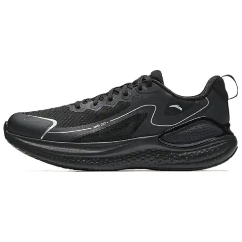 Anta Yunduan Cushioning Rebound Cushioning Rebound Low top Casual Running Shoes Men's Black