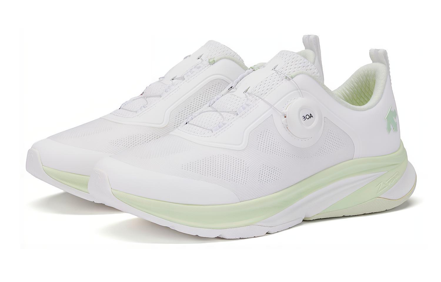DESCENTE RUNNING Cushioning Breathable Rebound Cushioning Breathable Rebound Low top Casual Running Shoes Women’s Green