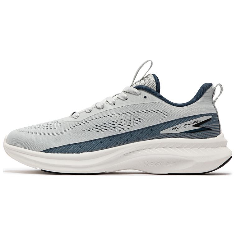 361° Mesh Slip Resistant Abrasion Resistant Slip Resistant Abrasion Resistant Low top Running Shoes Men’s Gray Blue