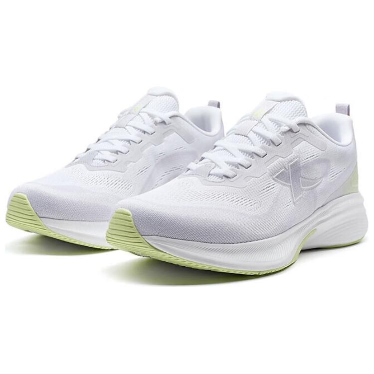 XTEP Cushioning Slip Resistant Rebound Low top Casual Sprint Running Shoes Women’s White Green