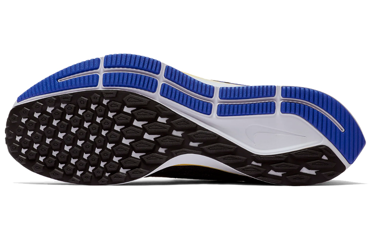 Мужские кроссовки Nike Pegasus 36 (желто-синие) — 皇家蓝/白色/黑曜石色/铬黄 — фото 5