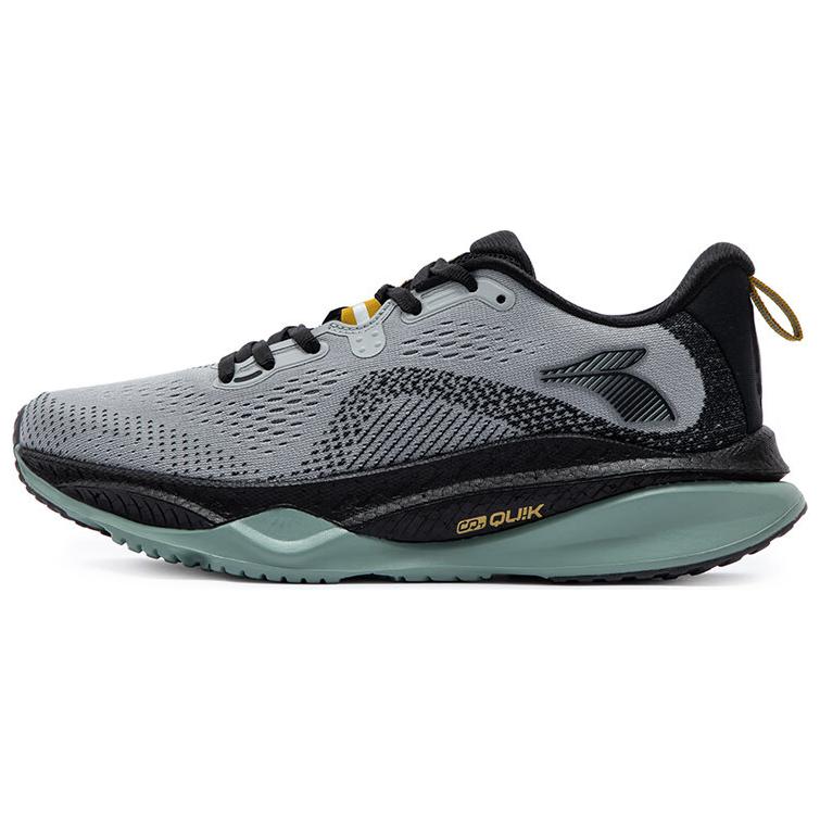 361° Fiery 4 Comfortable And Trendy Slip Resistant Abrasion Resistant Low top Casual Running Shoes Men’s Gray Black
