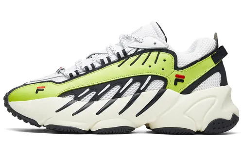 FILA FUSION Fila Ade Retro Running Shoe Black/white/green