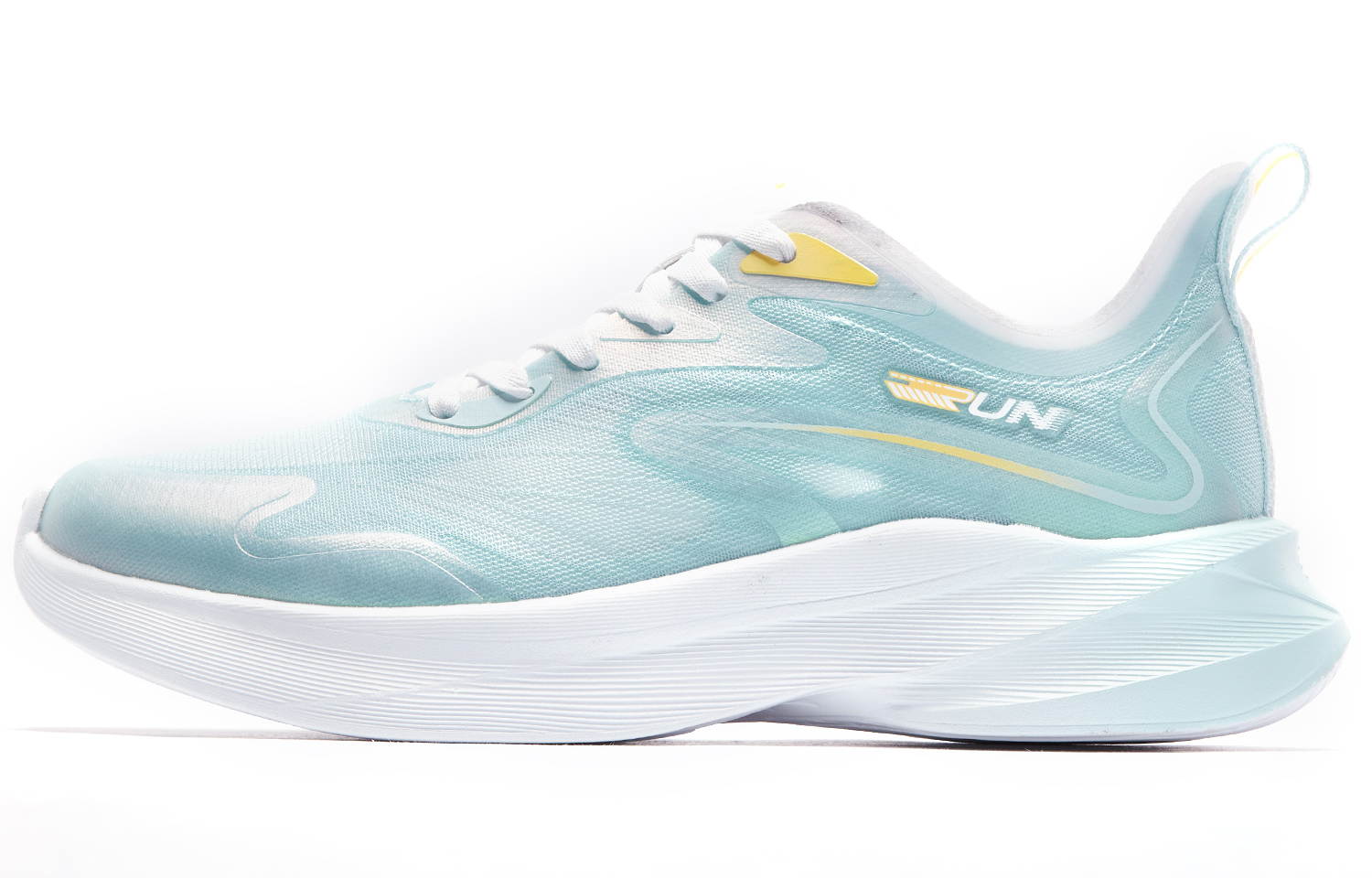 QIAODAN Light Speed 3.0 PLUS Cushioning Slip Resistant Lightweight Low top Running Shoes Men’s White Blue
