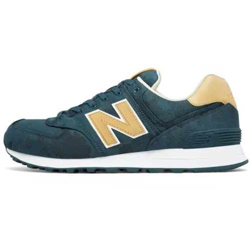 New Balance 574 Camo 'Blue Yellow'
