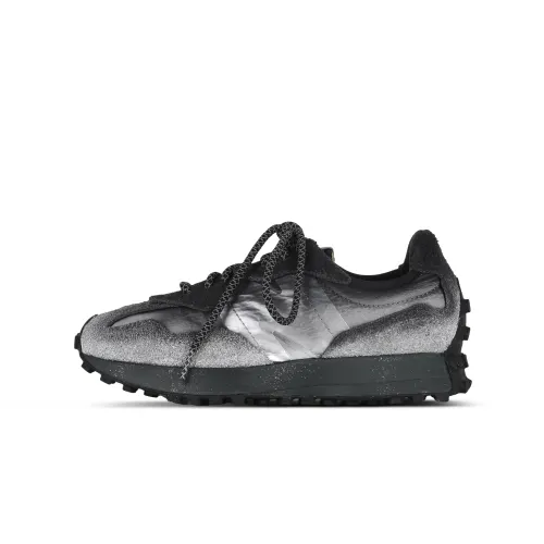 New Balance NB 327 Cushioning Breathable Coverage Low top Running Shoes Unisex Black Silver