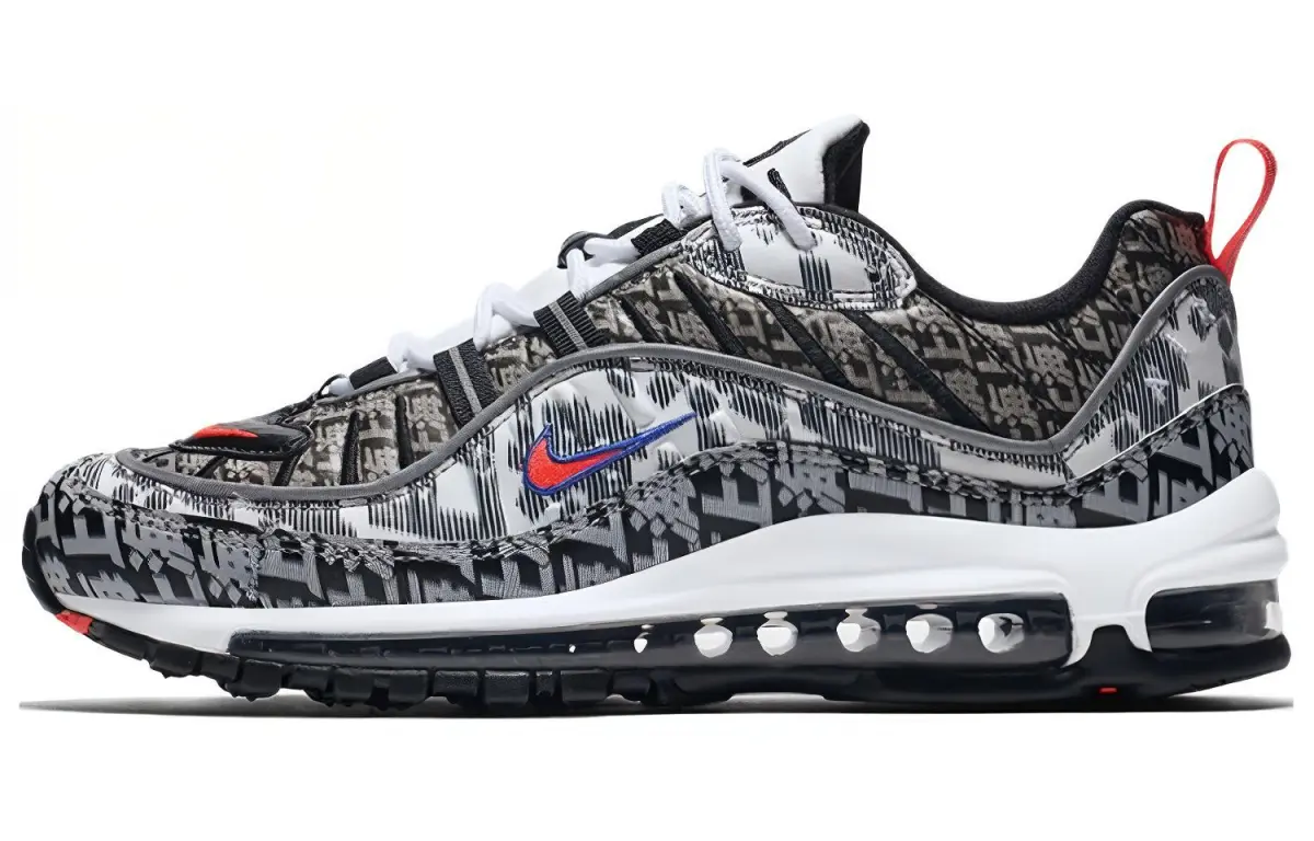 Nike Air Max 98 Shanghai Marathon China Exclusive 'Black White Grey' Women's