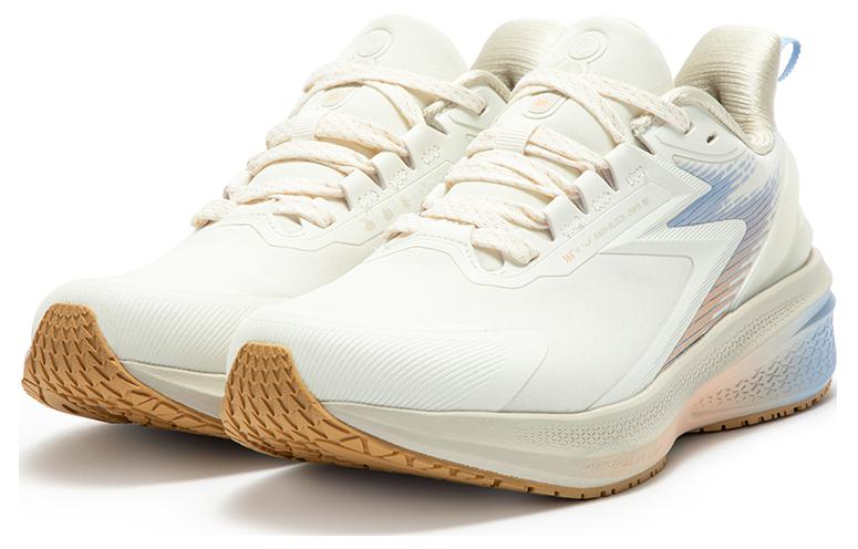 361° Rain Screen 7.0 Cushioning Breathable Lightweight Rebound Low top Sprint Running Shoes Women’s White