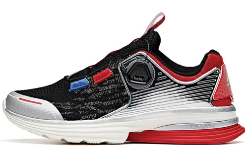Anta Comfortable Cushioning Low top Running Shoes Women's Black Red