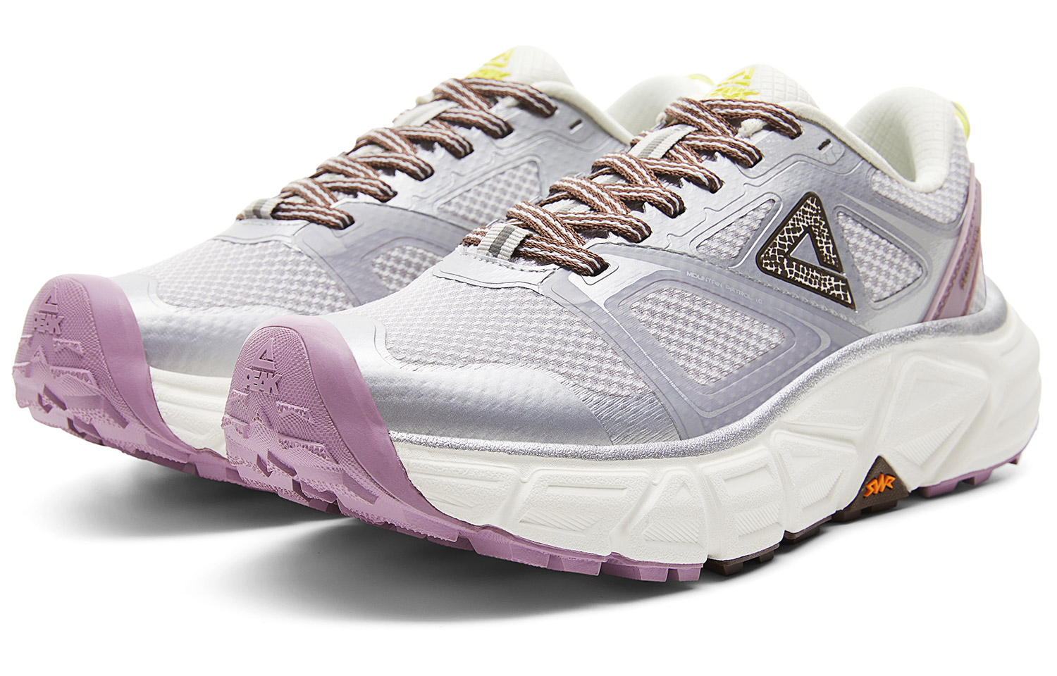 PEAK Cushioning Slip Resistant Rebound Low top Running Shoes Women’s Gray Purple