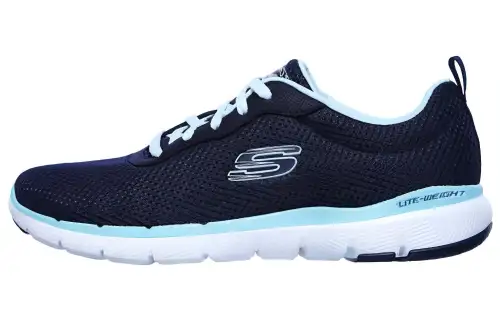 Skechers Flex Appeal 3.0 Fabric Low top Running Shoes Women's Dark Blue