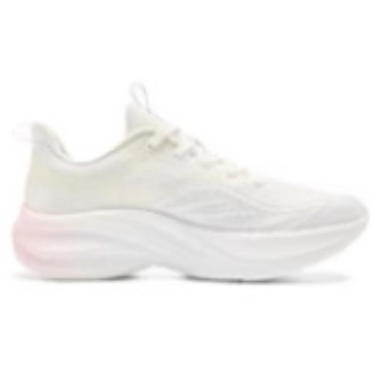 QIAODAN Slip Resistant Abrasion Resistant Coverage Low top Sprint Running Shoes Women’s Jordan White