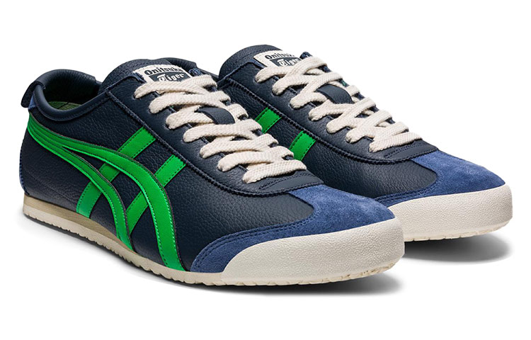 Кеды Onitsuka Tiger MEXICO 66 (темно-сине-зеленые) — фото 3
