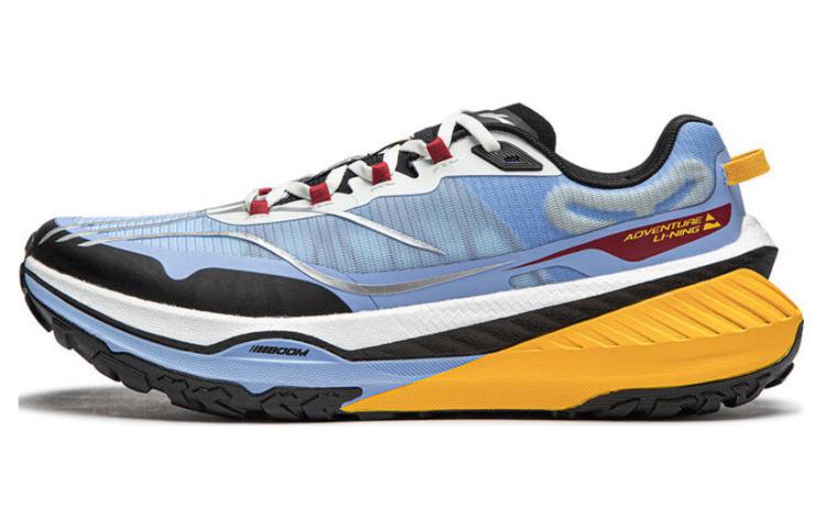 Li Ning Fabric Cushioning Slip Resistant Abrasion Resistant Breathable Support Rebound Low top Trail Running