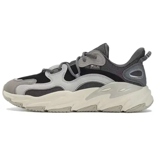 FILA WAVE Comfortable And Breathable Textile, Synthetic Leather Abrasion Resistant Low top Running Shoes Men's