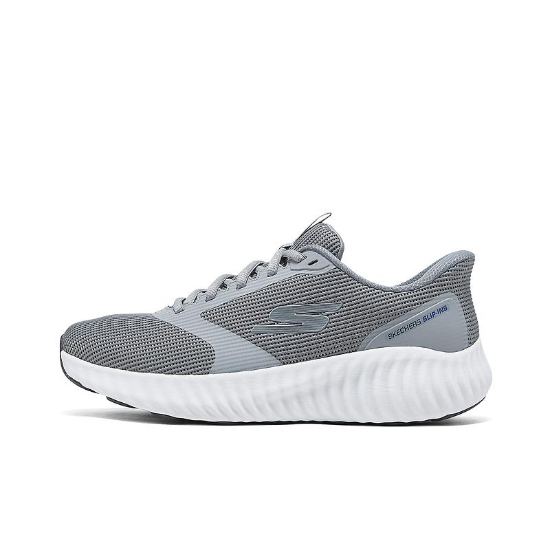 Skechers GO RUN NOW Comfortable Breathable Moisture Wicking Low top Running Shoes Men’s Gray