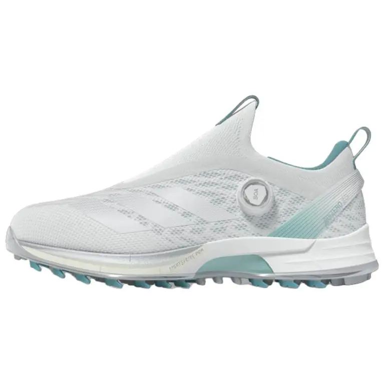 Adidas Adizero ZG Abrasion Resistant Abrasion Resistant Low top Golf Shoes Women's White Silver