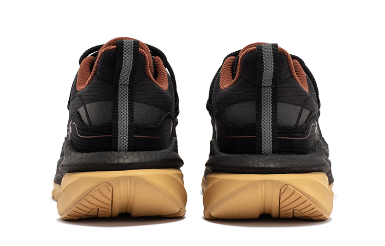 361° Fiery Fall Winter Abrasion Resistant Low top Running Shoes Men’s Obsidian Black/Coffee Brown