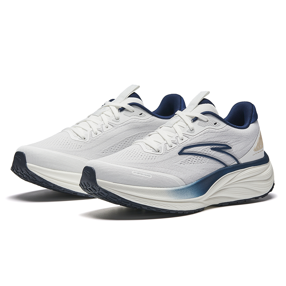 Anta Cushioning Slip Resistant Abrasion Resistant Breathable Lightweight Height Increasing Low top Casual Running Shoes