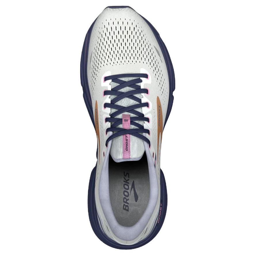 Brooks Ghost 15 Slip Resistant Abrasion Resistant Low top Marathon Running Shoes Women’s Gray Copper