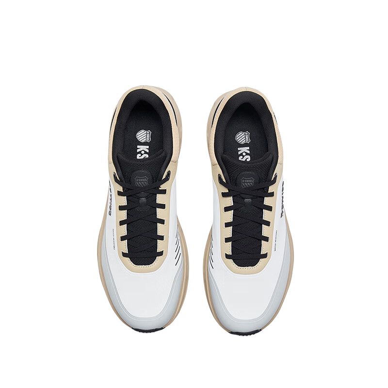 K·SWISS Slip Resistant Abrasion Resistant Low top Running Shoes Men’s White