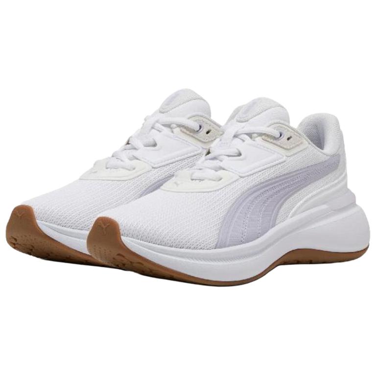 PUMA Soft Ride Abrasion Resistant Breathable Abrasion Resistant Breathable Low top Running Shoes Women’s White