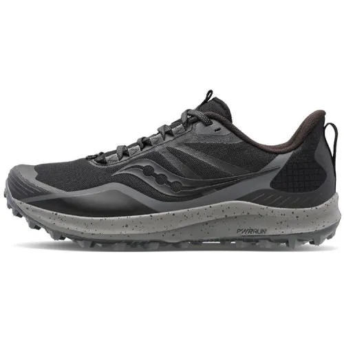 saucony Women's Peregrine 12 'Black Charcoal'