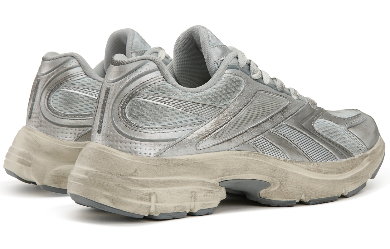 Reebok Low top Running Shoes Unisex Gray Silver