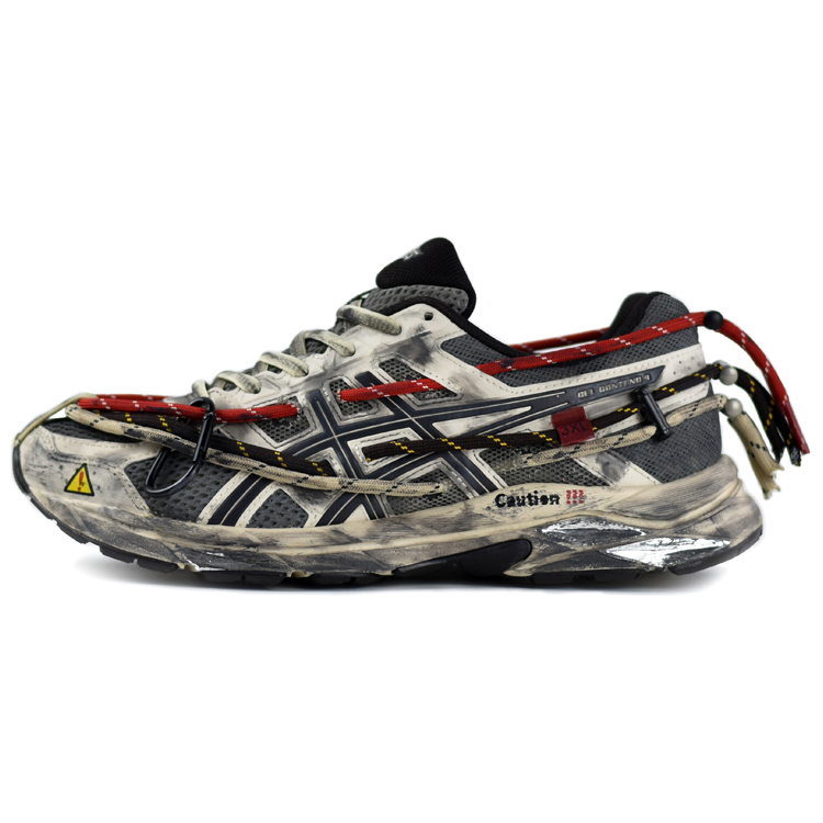 Asics Gel Contend 4 Cushioning Abrasion Resistant Breathable Low top Running Shoes Men’s Black Brown