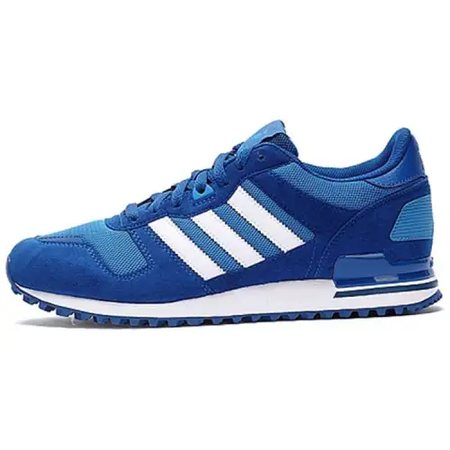 Adidas Originals ZX 700 Slip Resistant Abrasion Resistant Low top Casual Shoes Unisex Blue
