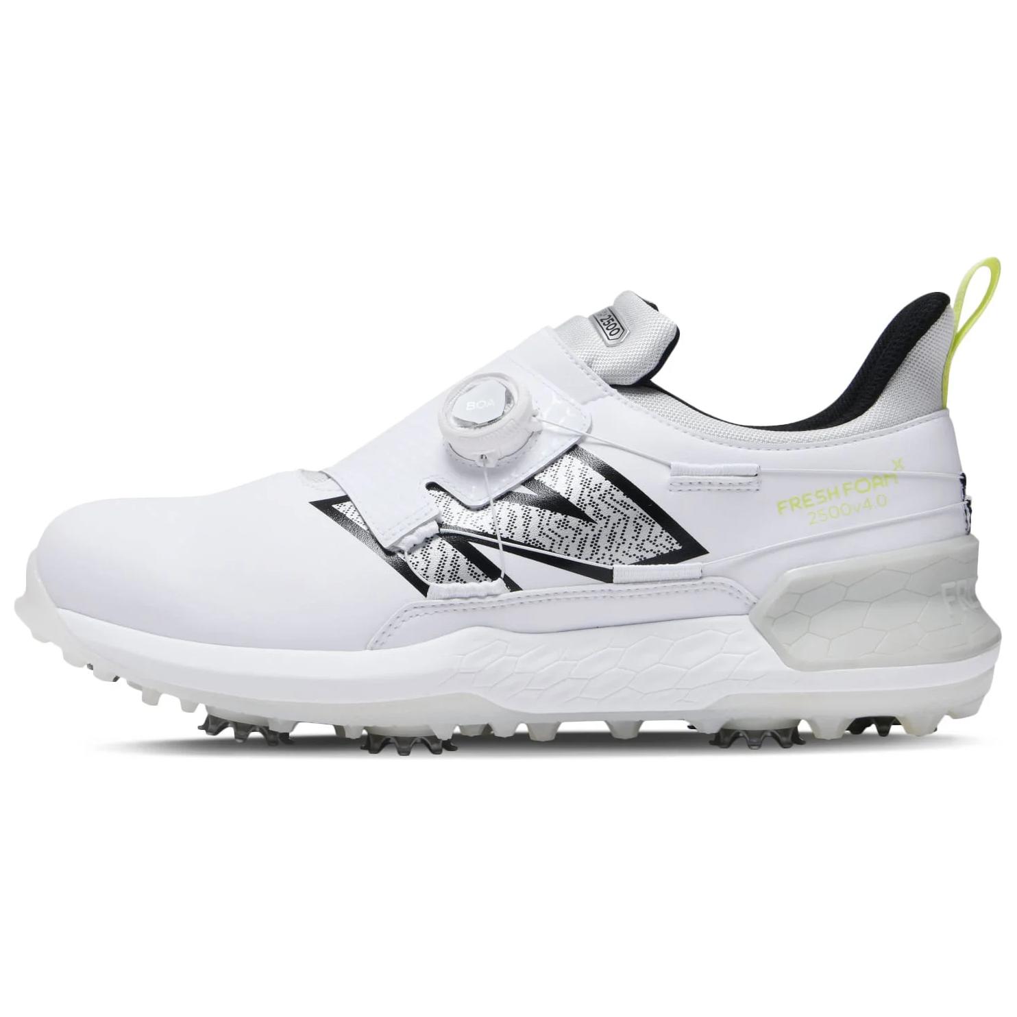 New Balance NB Fresh Foam Cushioning, Wear Resistant Low top Golf Shoes Unisex White Black