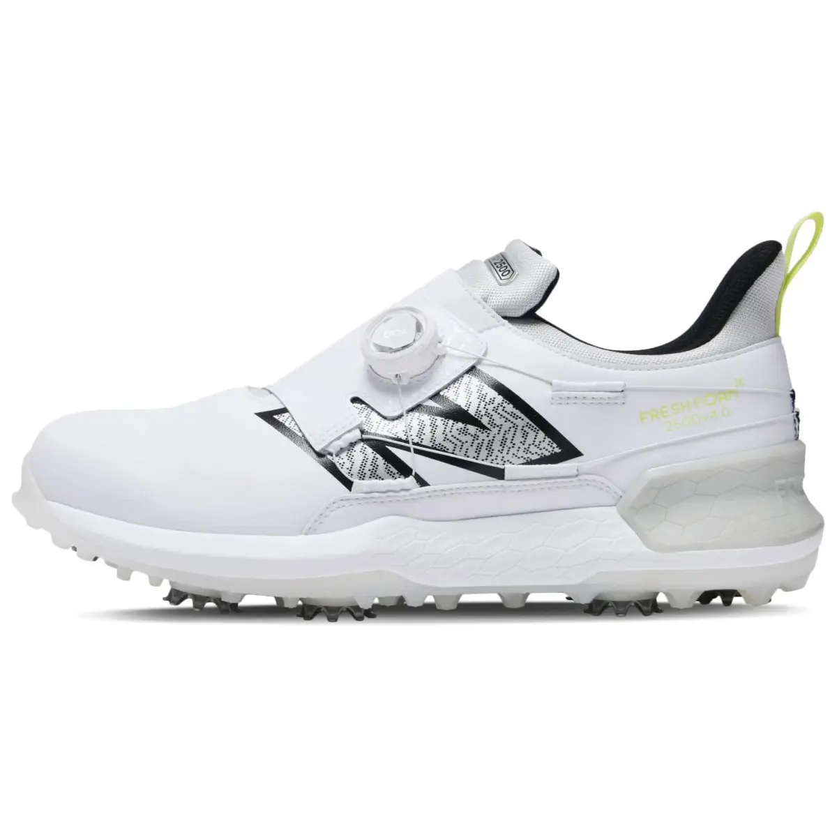 New Balance NB Fresh Foam Cushioning, Wear Resistant Low top Golf Shoes Unisex White Black