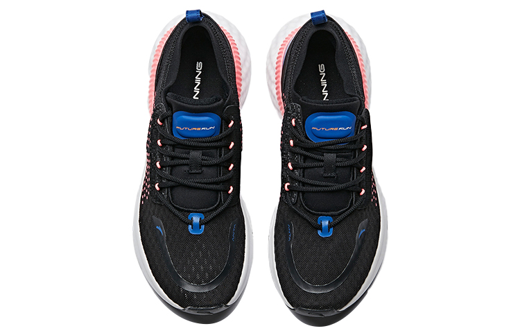 ANTA Running Shoes Women’s Low Top Black/Fluorescent Electric Pink/Anta White