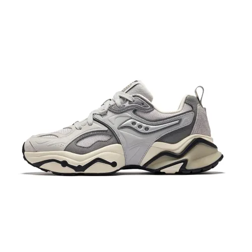 Saucony STABIL RE Low top Casual Running Shoes Unisex Gray Silver