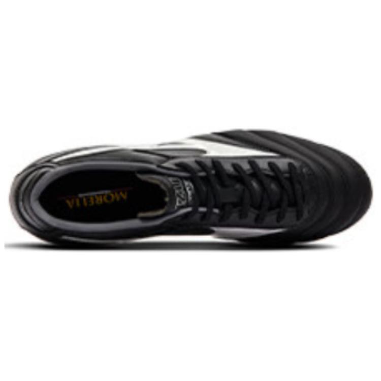Mizuno Morelia AG Artificial Ground Slip Resistant Abrasion Resistant Soccer Shoes Men’s Black Silver Gray
