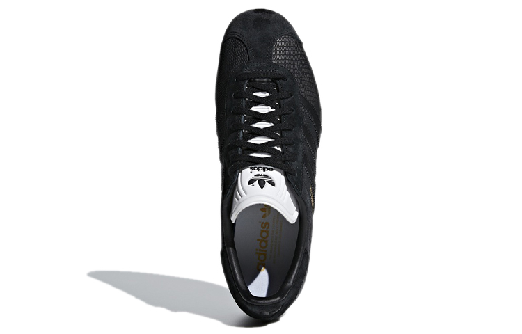 Женские кеды adidas originals Gazelle (черно-белые) — фото 5