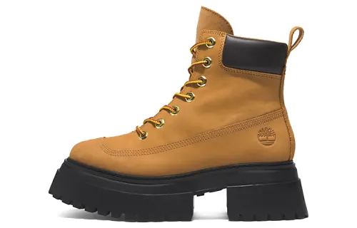 Timberland Sky 6 Inch Lace Up Boots 'Wheat Nubuck' Women's