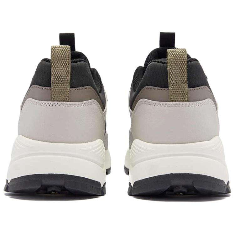 QIAODAN Slip Resistant Abrasion Resistant Low top Casual Trail Running Shoes Men’s Black Gray