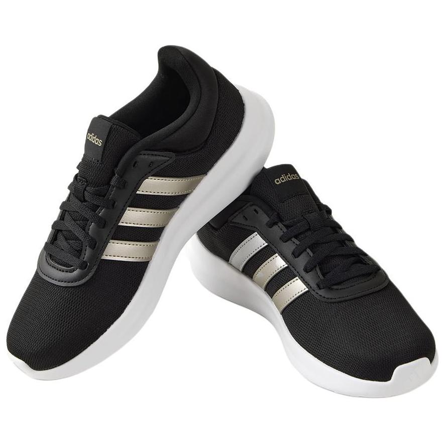 Adidas LITE RACER 4.0 Slip Resistant Abrasion Resistant Low top Casual Running Shoes Women’s Black White