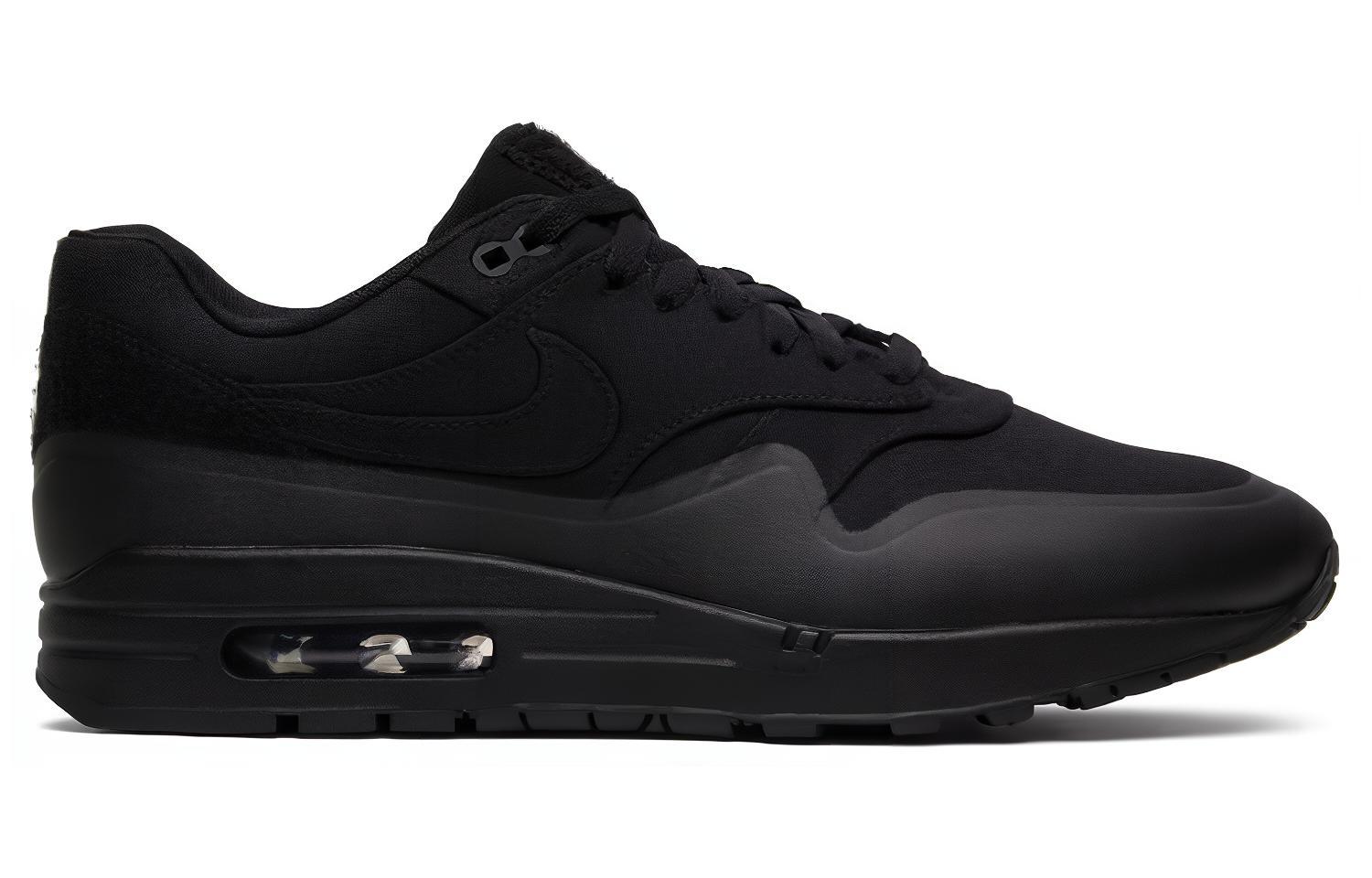 Мужские кроссовки Nike Air Max 1 V SP "Patch Black" (черные) — фото 2