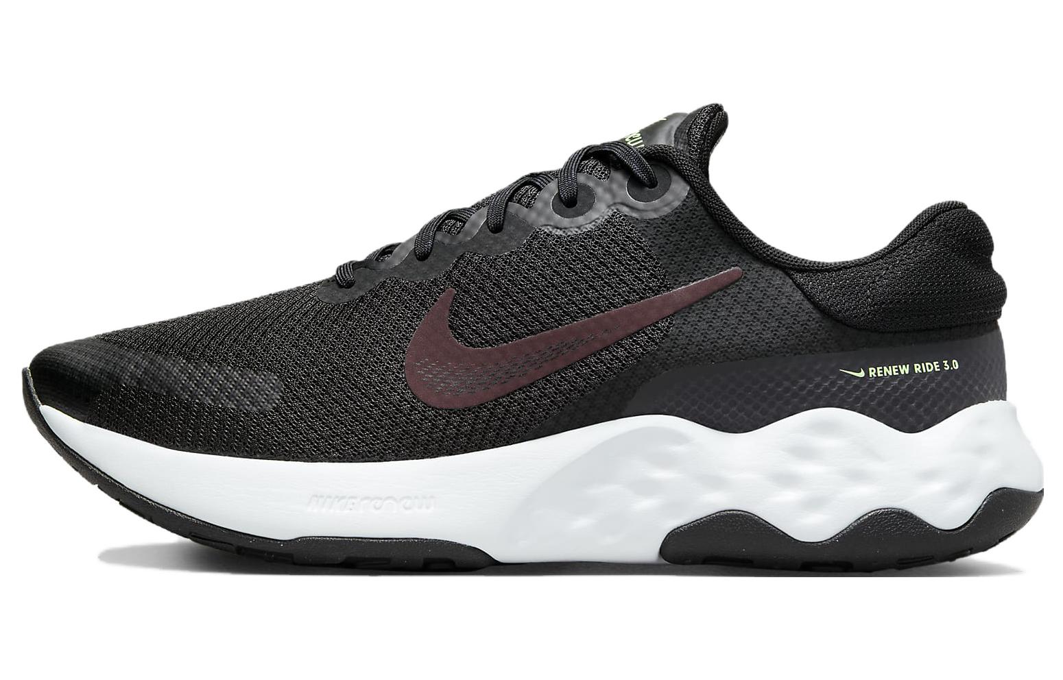 Nike Renew Ride 3 'Black Burgundy Crush'