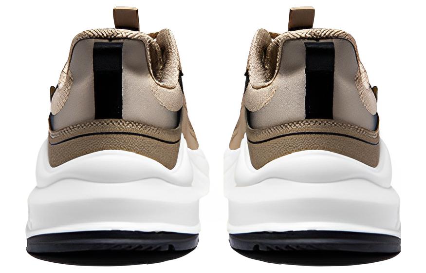 Erke Soft Sole Rebound Cushioning Abrasion Resistant Slip Resistant Low top Running Shoes Men’s Brown
