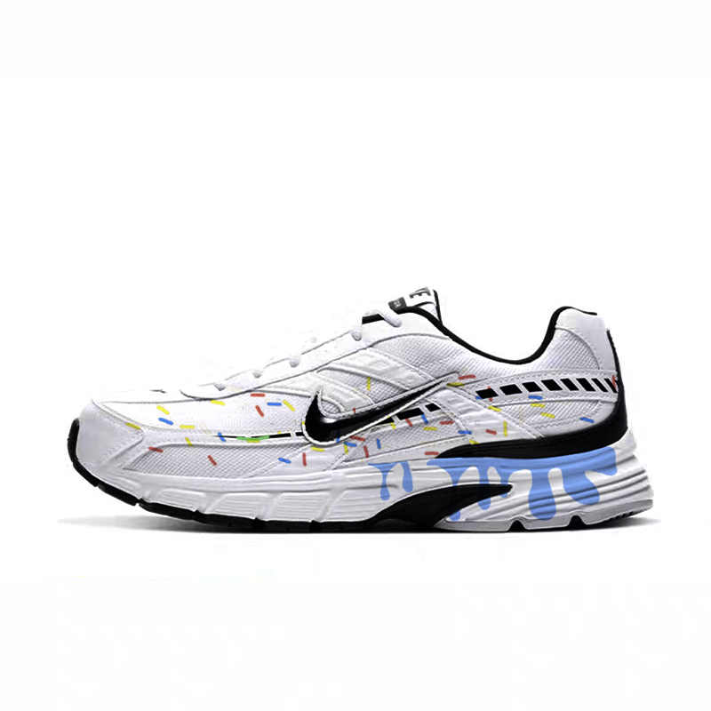 Nike Initiator Slip Resistant, Abrasion Resistant, Breathable Low top Running Shoes Men’s Black White