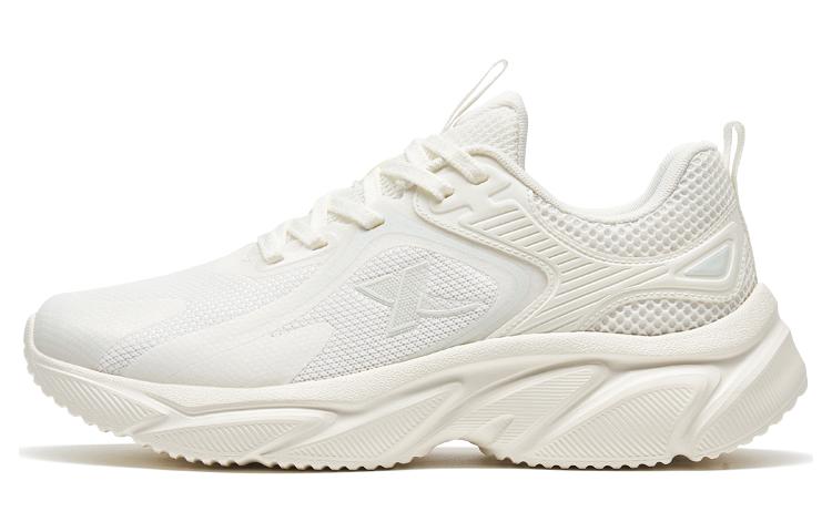 XTEP Fashion Textile, Synthetic Leather Slip Resistant, Abrasion Resistant, Lightweight Low top Running Shoes Women’s