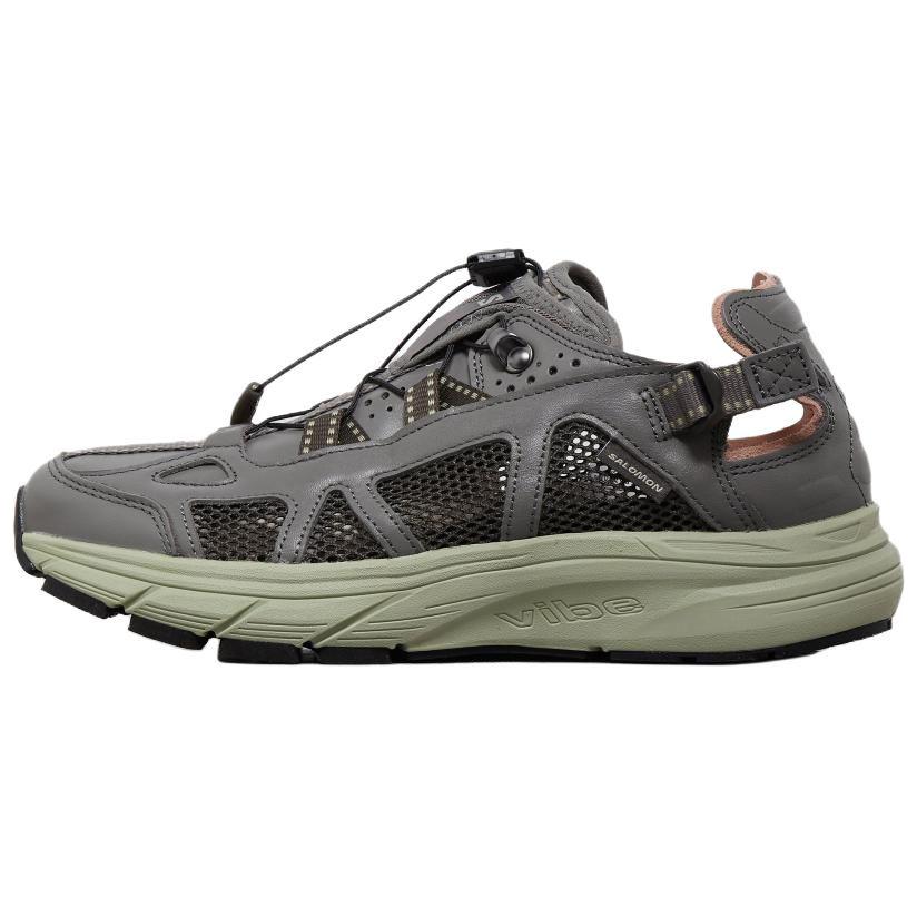 SALOMON Techsonic Slip Resistant And Breathable Slip Resistant And Breathable Low top Casual Running Shoes Unisex Gray