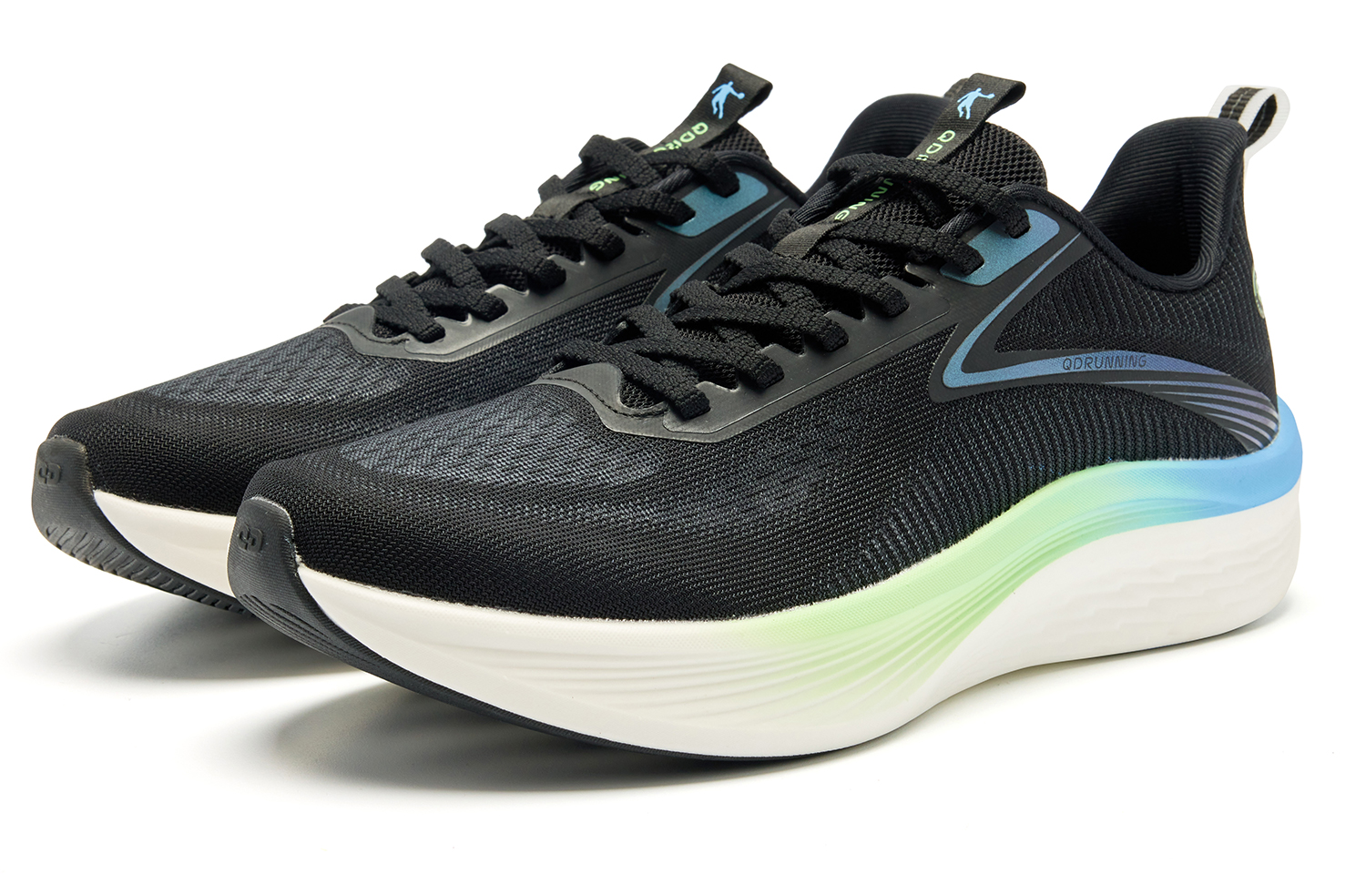 QIAODAN Light Speed 5.0 Low top Q LITESPEED Technology Casual Training Sprint Running Shoes Men’s Black