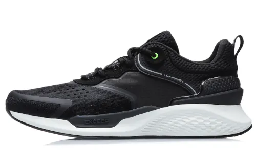 Li Ning Cushioning Low top Running Shoes Unisex Black