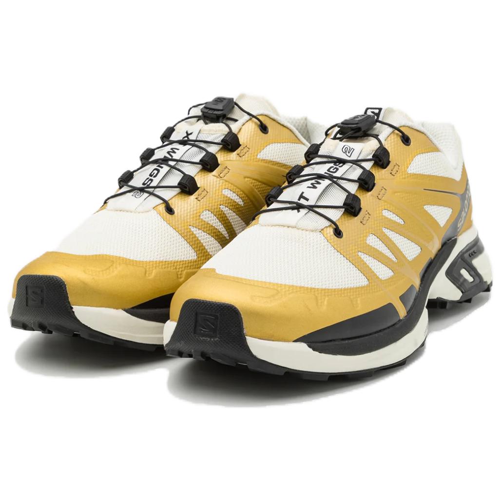 SALOMON XT Wings 2 Low top Casual Running Shoes Unisex Gold Black